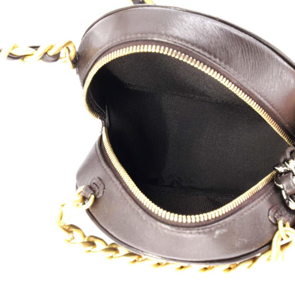 Chanel 19 Round Clutch With Chain #233842C26B - Picture 6 of 7